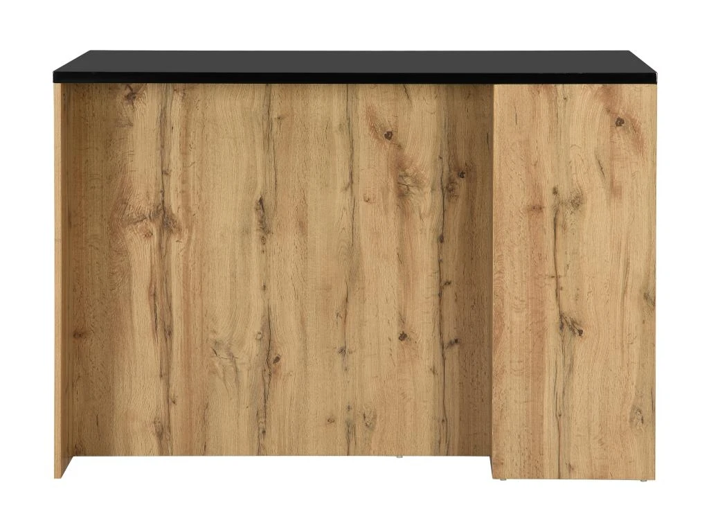 Ilot Central De Cuisine Avec Rangements - Noir Et Naturel - MEILI 9 Ilot Central De Cuisine Avec Rangements - Noir Et Naturel - MEILI – Image 7