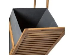 Colonne Salle Bain Varia Naturel Panier Linge Bambou - Bambou -Electroménager Soldes meuble de rangement 10735933