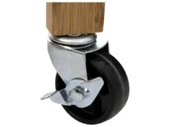 Desserte Roulante Grand Modèle En Bambou H 90 Cm -Electroménager Soldes meuble de rangement 10758047