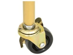 Desserte Roulante En Métal Doré Et Verre Trempé L 92 Cm -Electroménager Soldes meuble de rangement 10758147