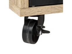 Desserte De Rangement Avec Portes Aliaj 5five - Naturel -Electroménager Soldes meuble de rangement 10784643