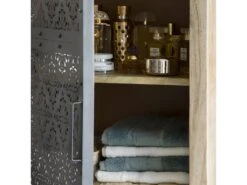 Colonne En Bois De Manguier Sahara -Electroménager Soldes meuble de rangement 10881561