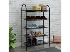 Étagère à Chaussures Odder 5 Niveaux 107 X 68,5 X 32 Cm [en.casa]