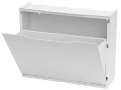 Étagère À Chaussures En Polypropylène De Couleur Blanche, 40,1x51x17,3 -Electroménager Soldes meuble de rangement 13047005