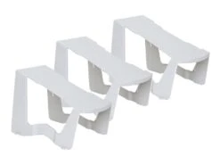 Porte-chaussures Flip Flap, Facile À Utiliser Au Maximum De L'espace En Polypropylène, Blanc. L 210 X P 147 X H 140 Mm