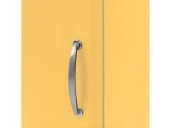 Malibu - Colonne De Rangement Vintage H143cm - Couleur - Jaune -Electroménager Soldes meuble de rangement 13393857