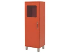 Malibu - Colonne De Rangement Vintage H143cm - Couleur - Rouge -Electroménager Soldes meuble de rangement 13393947