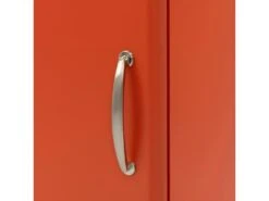 Malibu - Colonne De Rangement Vintage H143cm - Couleur - Rouge -Electroménager Soldes meuble de rangement 13393957