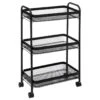 Desserte De Cuisine Roulante En Métal Noir Avec 3 Paniers H 79 Cm 1 Desserte De Cuisine Roulante En Métal Noir Avec 3 Paniers H 79 Cm -Electroménager Soldes meuble de rangement 13464169