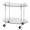 Desserte De Cuisine Design "Cays" 68cm Transparent -Electroménager Soldes meuble de rangement 13686937