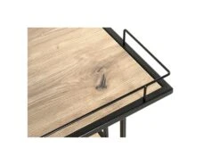 Desserte De Cuisine "Ascola" 60cm Noir & Chêne 10 Desserte De Cuisine "Ascola" 60cm Noir & Chêne -Electroménager Soldes meuble de rangement 13686987