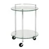 Desserte De Cuisine Design "Cays" 63cm Transparent -Electroménager Soldes meuble de rangement 13687055