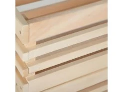 Desserte 3 Cageots En Bois "Vegetable" 79cm Naturel -Electroménager Soldes meuble de rangement 13687197