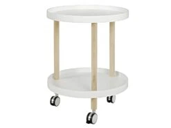 Desserte De Cuisine En Bois "Nyaz" 60cm Blanc