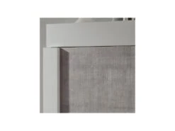 Meuble à Chaussures Blanc/Chêne Clair - TYRA -Electroménager Soldes meuble de rangement 14340691