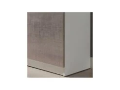 Meuble à Chaussures Blanc/Chêne Clair - TYRA -Electroménager Soldes meuble de rangement 14340693