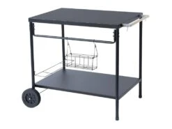 Chariot à Plancha En Acier 70 X 50 Cm