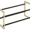 Etagère Range Chaussures Extensible En Métal Et Bois 12 Paires -Electroménager Soldes meuble de rangement 14459349