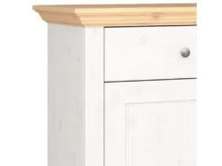 Alonso Meuble à Chaussures 2 Portes, 1 Tiroir, White Washed. -Electroménager Soldes meuble de rangement 14901307