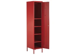 Armoire En Acier Rouge FROME -Electroménager Soldes meuble de rangement 16129369
