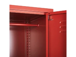Armoire En Acier Rouge FROME -Electroménager Soldes meuble de rangement 16129373