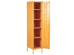 Armoire En Acier Jaune FROME -Electroménager Soldes meuble de rangement 16129581