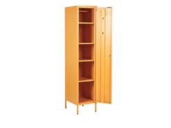 Armoire En Acier Jaune FROME -Electroménager Soldes meuble de rangement 16129583