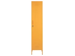 Armoire En Acier Jaune FROME -Electroménager Soldes meuble de rangement 16129585