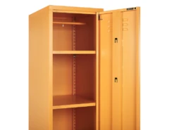 Armoire En Acier Jaune FROME -Electroménager Soldes meuble de rangement 16129591