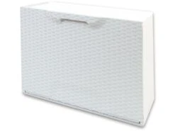 Lot De 2 étagères à Chaussures En Polypropylène Blanc Finition Rattan 10 Lot De 2 étagères à Chaussures En Polypropylène Blanc Finition Rattan -Electroménager Soldes meuble de rangement 17526983