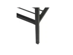 Desserte Avec Roulettes Verre/Métal Noir - SWART -Electroménager Soldes meuble de rangement 18001861