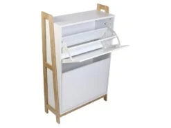 Meuble à Chaussures En Bambou Copenhague -Electroménager Soldes meuble de rangement 18071167