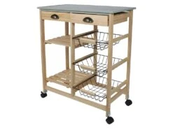 Desserte à Roulettes En Bois My Little Market -Electroménager Soldes meuble de rangement 18071245