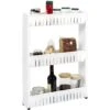 Etagère Sur Roulettes 3 Niveaux 54 X 11 X 70 Cm -Electroménager Soldes meuble de rangement 18071257