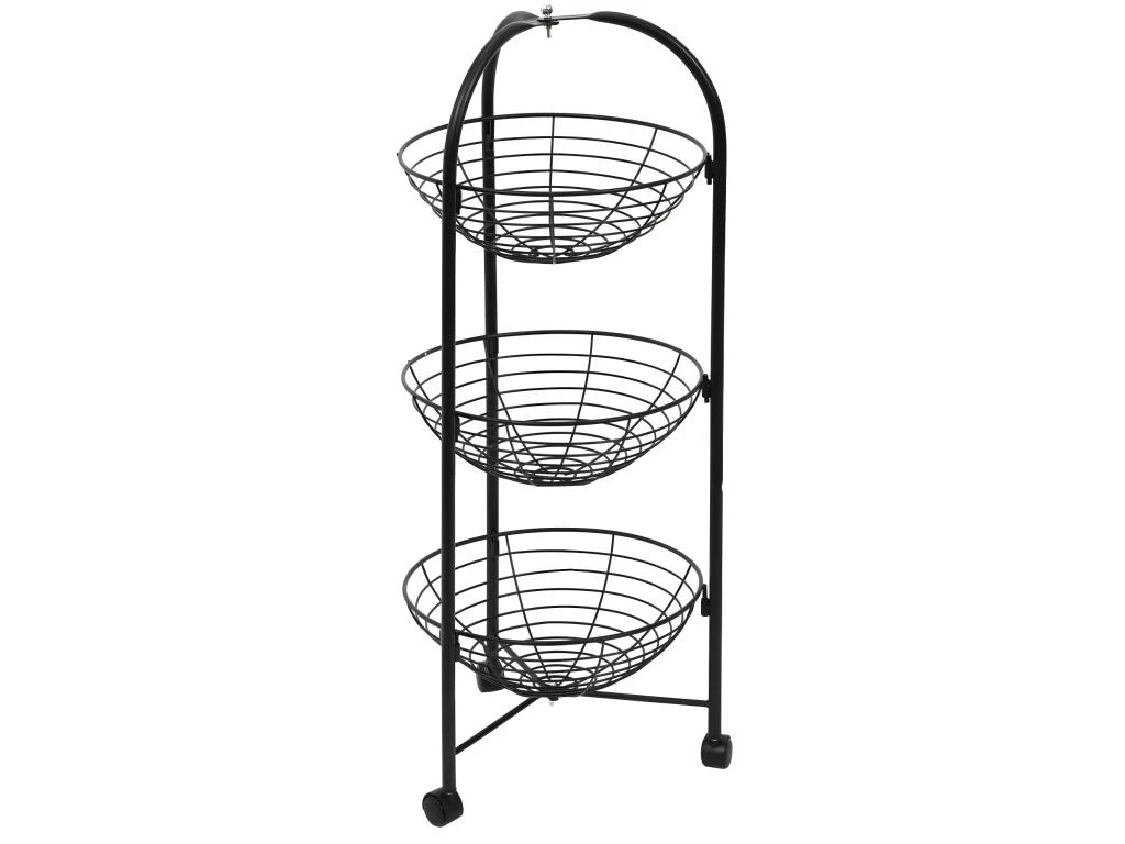 Desserte Ronde 3 Niveaux En Métal 3 Desserte Ronde 3 Niveaux En Métal