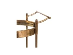 Desserte Sur Roulettes Verre Miroirs/Métal Or - GOLDY -Electroménager Soldes meuble de rangement 18286505