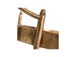 Desserte Sur Roulettes Verre Miroirs/Métal Or - GOLDY -Electroménager Soldes meuble de rangement 18286509