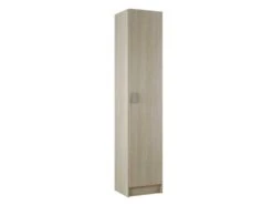 Armoire 1 Porte - Chêne - MULA - L 37 X L 37x H 180
