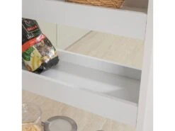 Chariot De Service Étagère Roulettes Roulettes 4 Étages Blanc De SoBuy NSR01-W SoBuy -Electroménager Soldes meuble de rangement 19872679