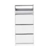 Porte-chaussures,100% Panneau De Particules Mélaminé, Blanc, Coloris Blanc -Electroménager Soldes meuble de rangement 20894167