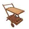 Desserte En Bois Exotique Manille - "Maple" - Marron Clair - Chariot De Service -Electroménager Soldes meuble de rangement 20905603