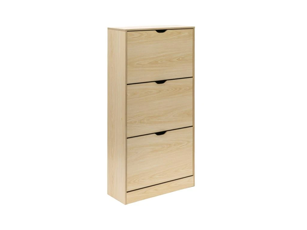 Armoire à Chaussures Rangement Compacte En MDF Beige Pour 12 Paires 4 Armoire à Chaussures Rangement Compacte En MDF Beige Pour 12 Paires – Image 2