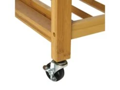 DESSERTE 3 NIVEAUX EN BAMBOU Sur Roulettes - Bambou -Electroménager Soldes meuble de rangement 21295239
