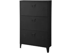 Salino Coffre à Chaussures Noir