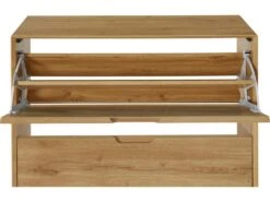 Coffre à Chaussures Ezra Chêne Wot -Electroménager Soldes meuble de rangement 21670893