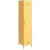 Armoire Haute 1 Porte En Métal Jaune -Electroménager Soldes meuble de rangement 21681081