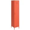 Armoire Haute 1 Porte En Métal Orange -Electroménager Soldes meuble de rangement 21681147