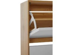 Coffre à Chaussures Ezra Chêne -Electroménager Soldes meuble de rangement 21731527