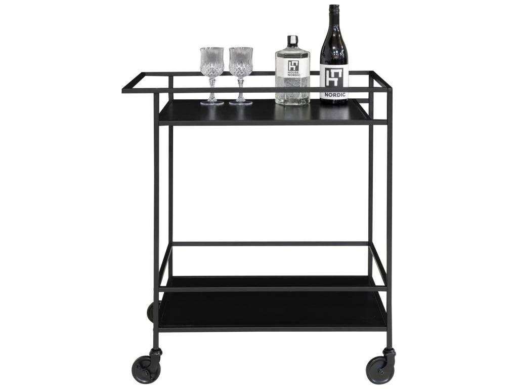 Vita - Desserte En Métal Et Bois - Couleur - Noir 6 Vita - Desserte En Métal Et Bois - Couleur - Noir – Image 4