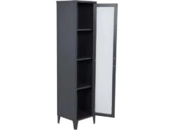Armoire En Acier Noir Acero -Electroménager Soldes meuble de rangement 22095847